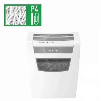 LEITZ IQ Home Office S P-4 silppusilppuri, 8 arkkia, 10 L, valkoinen (80360000)