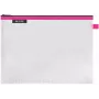 LEITZ WOW Traveller vetoketjupussi suuri, pinkki, vedenpitävä, A4, 1 kpl 4026-00-23