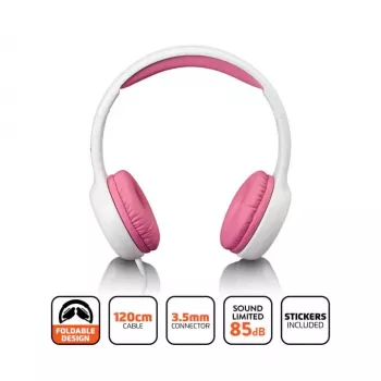 Lenco HP-010BU lasten kuulokkeet, pinkki A004977