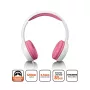 Lenco HP-010BU lasten kuulokkeet, pinkki A004977