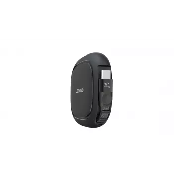 Lenovo 240W USB-C Sisäänvedettävä kaapeli, musta, 1,2 m, USB 2.0