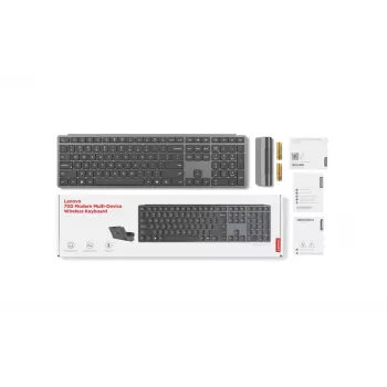 Lenovo 700 Modern Multi-Device langaton näppäimistö liettualainen Luna Grey