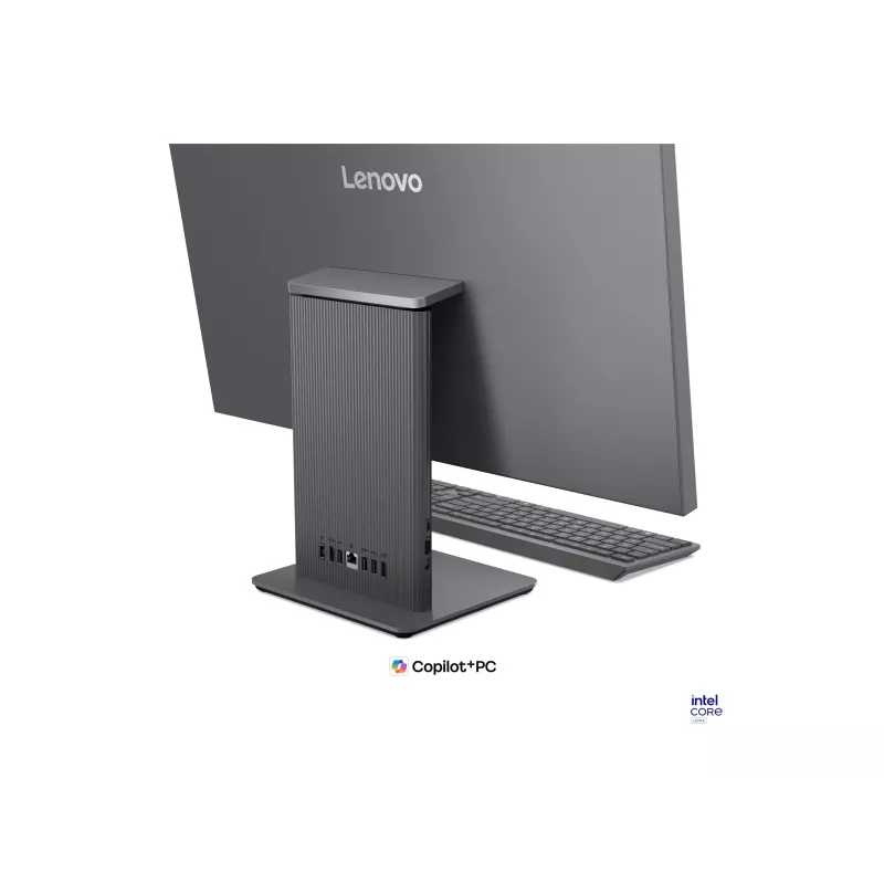 Lenovo IdeaCentre AIO 27IPH11 yhdistelmätietokone, 27 inch QHD, Intel Core Ultra 7 355, 32GB LPDDR5X, 1TB SSD, Intel Graphics, Windows 11 Home, Luna Grey, englanninkielinen näppäimistö, 2 vuoden takuu