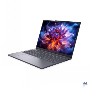 Lenovo IdeaPad Slim 3 16IPH11 16 inch WUXGA IPS kannettava, Intel Core Ultra 5 322, 16GB RAM, 512GB SSD, Luna Grey, Windows 11 Home, ilman virtalähdettä