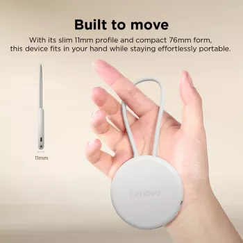 Lenovo Slim USB-C-keskitin GX91V16416, HDMI 2.1, USB 10 Gbit/s, Seashell