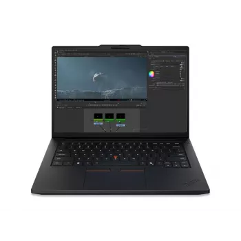 Lenovo ThinkPad P14s Gen 7 14,5 tuuman WUXGA kannettava tietokone, Intel Core Ultra 7 366H, 32GB RAM, 1TB SSD, NVIDIA RTX PRO 1000 Blackwell Generation 8GB, Windows 11 Pro, pohjoismainen taustavalaistu näppäimistö, musta, sormenjälkilukija