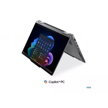 Lenovo ThinkPad X1 2-in-1 G11 Intel 14 tuuman kosketusnäyttö kannettava tietokone, Intel Core Ultra 5, 32GB RAM, 512GB SSD, Windows 11 Pro, harmaa