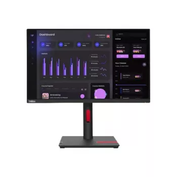Lenovo ThinkVision T24i-30 23,8 tuuman IPS Full HD näyttö - musta (kunnostettu)
