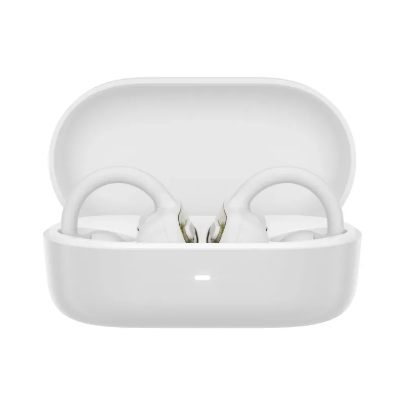 Lenovo X500 Open-Ear Clip-On Bluetooth-nappikuulokkeet mikrofonilla - valkoinen