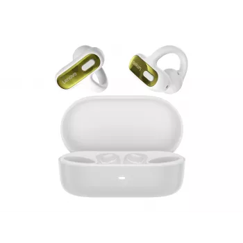 Lenovo X500 Open-Ear Clip-On Bluetooth-nappikuulokkeet mikrofonilla - valkoinen