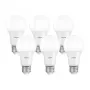 LEPRO 100092-WW-EU-6 A60 E27 7W 800lm 2700K himmennettävä LED-lamppu, energialuokka E, 6 kpl:n pakkaus