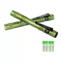 LEPRO 120023L-GN-2 LED-taskulamppu, 2 kpl:n pakkaus, 1000 lumenia, zoomattava, IPX4 vedenpitävä, 5 tilaa, CREE XPE, musta