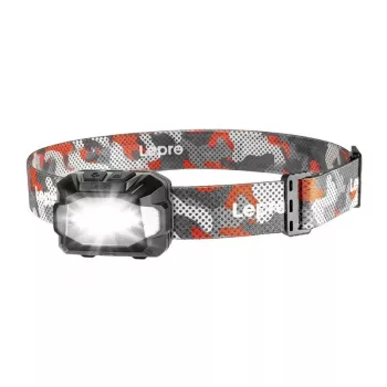 LEPRO 320023 300 lm ladattava otsalamppu punaisen valon tiloilla
