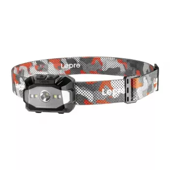 LEPRO 320023 300 lm ladattava otsalamppu punaisen valon tiloilla