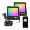 Lepro F1 50W LED-valonheitin IP65 5000Lm 5000K päivänvalo seinäasennus