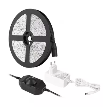LEPRO 4100067-DW-EU LED-nauha, 5 m, 300 LEDiä, kylmä valkoinen