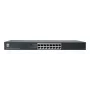 LevelOne GEU-1632 16-porttinen Gigabit hallitsematon kytkin, 19 tuuman räkkiasennus, metallikotelo