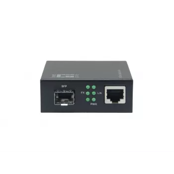 LevelONE GVM-2000 älykäs Gigabit RJ45–SFP mediakonvertteri, 19