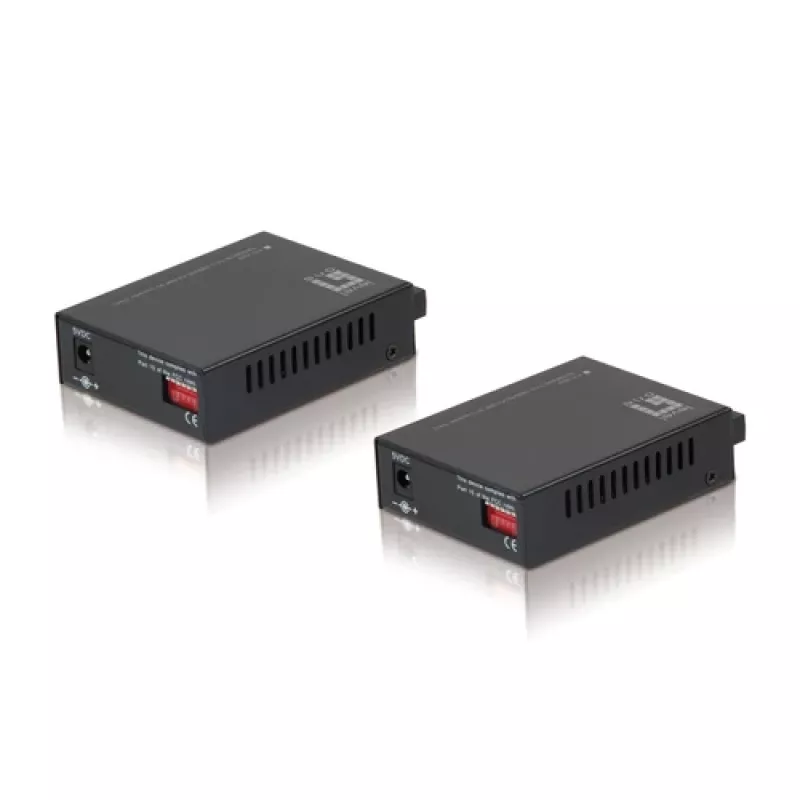 LevelOne mediakonvertteri RJ45-SC yksimuotokuitu 1310/1550nm 20km