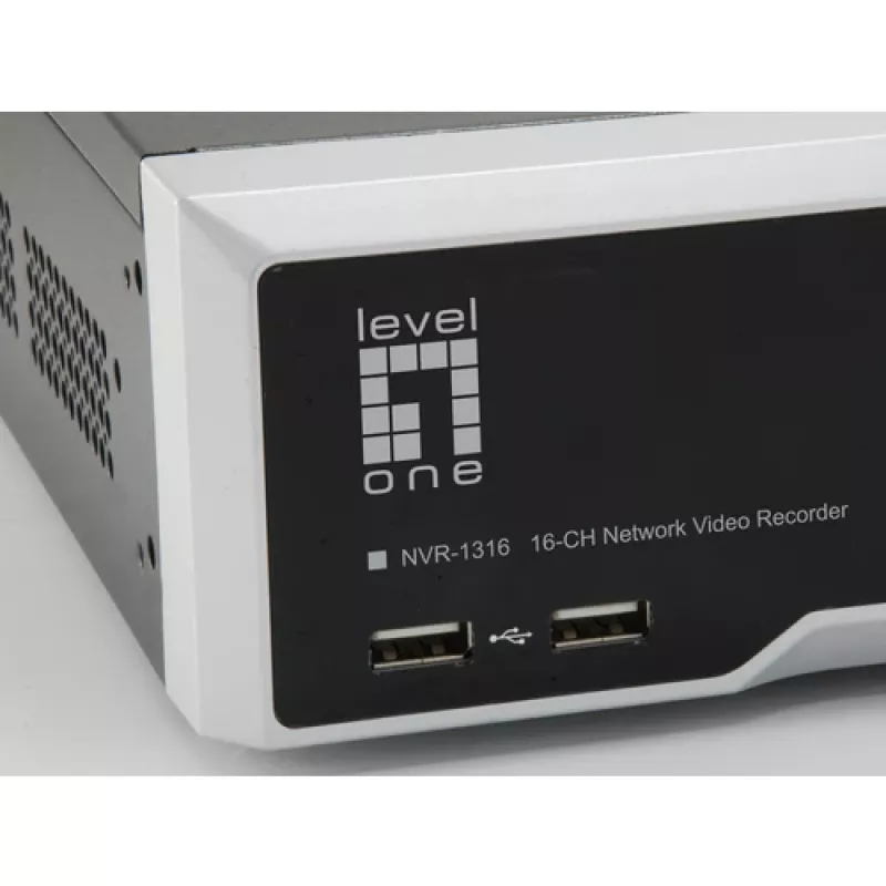 LevelOne NVR-1612 16-kanavainen 12MP 4-Bay verkkotallennin