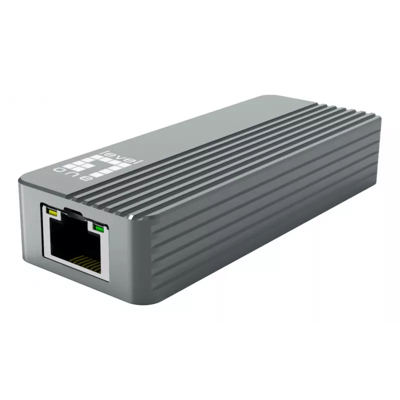 LevelOne USB-0410 USB 3.2 Gen 1 Type-A - Gigabit Ethernet -sovitin