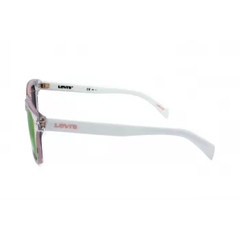 LEVI'S LV-1002-S-900 unisex-suorakaiteen muotoiset aurinkolasit musta/harmaa 53 mm