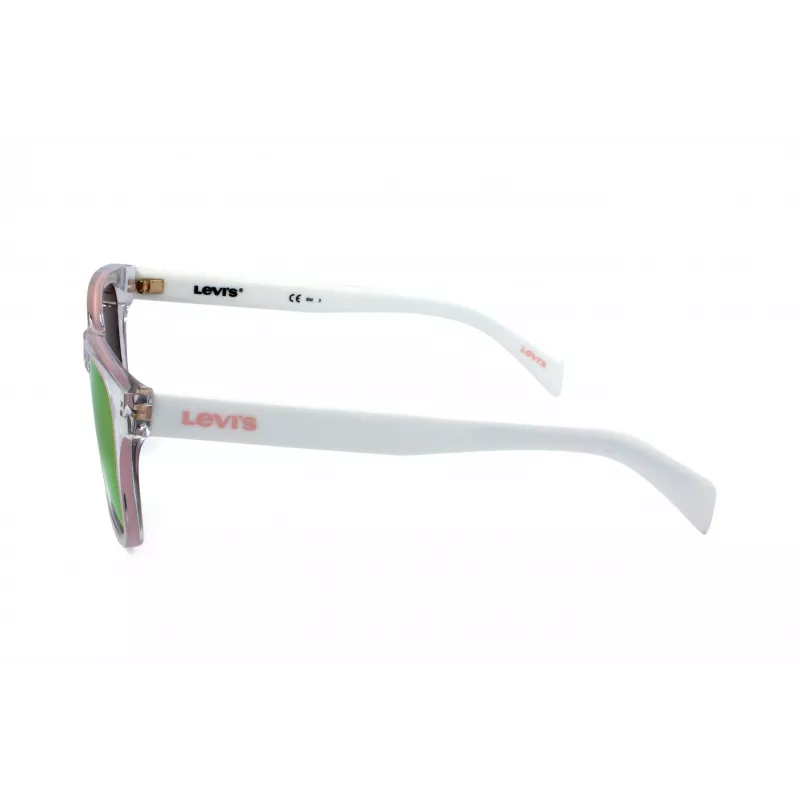 LEVI'S LV-1002-S-900 unisex-suorakaiteen muotoiset aurinkolasit musta/harmaa 53 mm