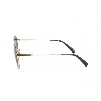 LEVI'S LV-1013-S-J5G unisex-suorakaide-aurinkolasit - musta kehys, harmaat linssit, 54 mm