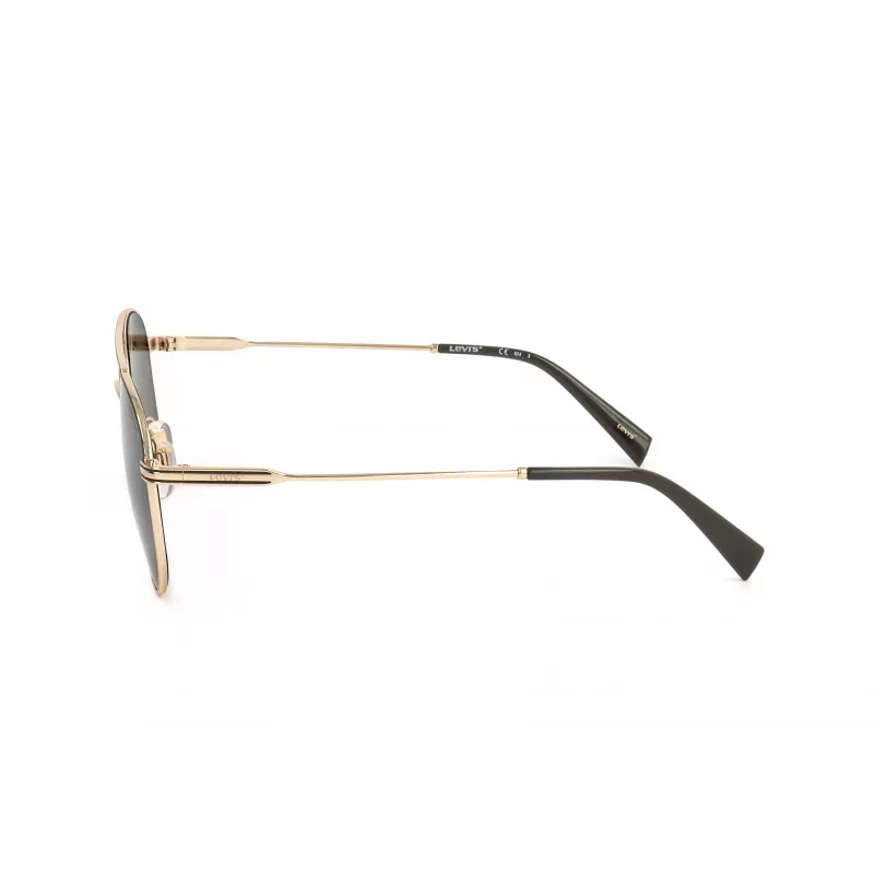 LEVI'S LV-1013-S-J5G unisex-suorakaide-aurinkolasit - musta kehys, harmaat linssit, 54 mm