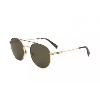LEVI'S LV-1013-S-J5G unisex-suorakaide-aurinkolasit - musta kehys, harmaat linssit, 54 mm
