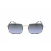 LEVI'S LV-1019-S-BL unisex-suorakaide-aurinkolasit - musta kehys, savunharmaat linssit 57 mm