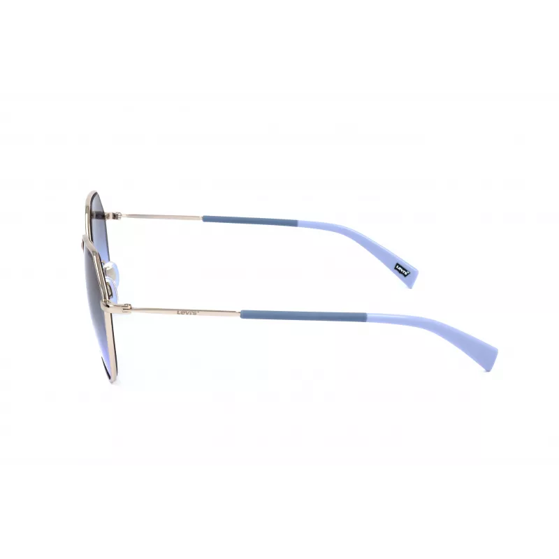 LEVI'S LV-1020-S-3YG unisex-aurinkolasit havanna ruskea suorakaiteen muotoinen 57mm