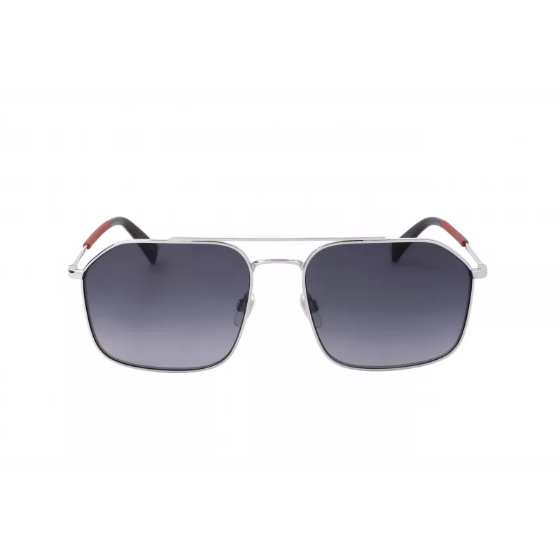 Levi's LV-1021-S-RD unisex-aurinkolasit - musta kehys, harmaat linssit, 58 mm