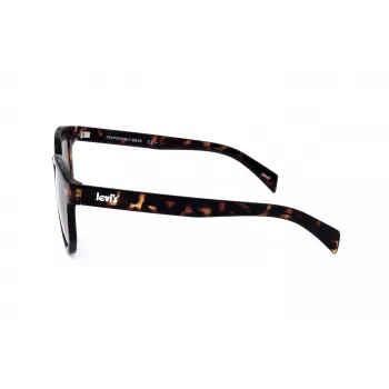 LEVI'S LV-1022-S-086 unisex-suorakaide-aurinkolasit - havanna-kehys, ruskeat linssit, 51 mm