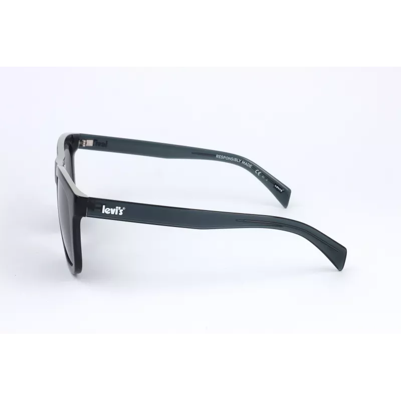 LEVI'S LV-1023-S-PJP unisex polarisoidut aurinkolasit - musta/harmaa kehys, harmaa linssi, 53 mm