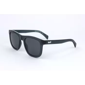 LEVI'S LV-1023-S-PJP unisex polarisoidut aurinkolasit - musta/harmaa kehys, harmaa linssi, 53 mm