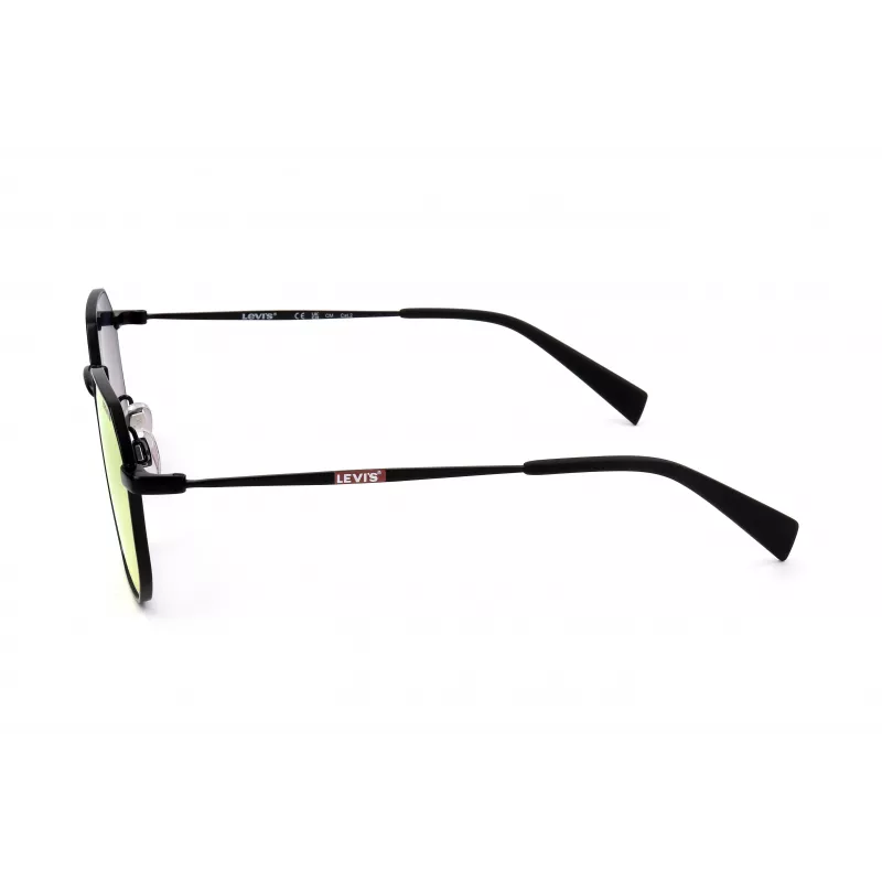 LEVI'S LV-1035-S-003 unisex-aurinkolasit, musta kehys, harmaat linssit, 51/22/140 mm