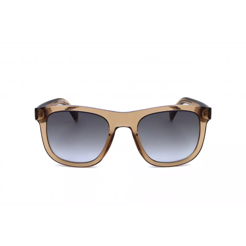 LEVI'S LV1023S09GB unisex-aurinkolasit - mattamusta kehys, harmaat linssit, 53 mm