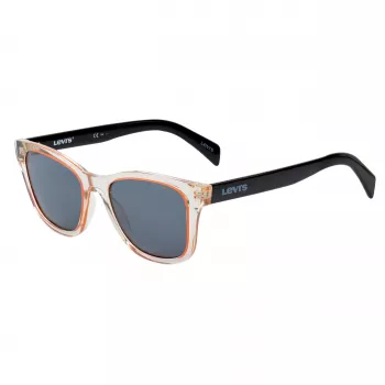 LEVIS LV1002S40GF3I unisex-aurinkolasit - musta kehys, harmaat linssit, 53 mm
