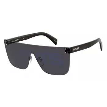 LEVIS unisex aurinkolasit LV1001SKB7J98 - musta kehys, harmaat linssit, UV400-suoja