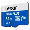 Lexar BLUE PLUS microSDHC-muistikortti 32 GB, C10 A1 U3 V10