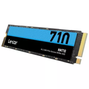 LEXAR NM710 500GB M.2 2280 PCIe Gen4x4 NVMe SSD - 5000MB/s luku, 2600MB/s kirjoitus