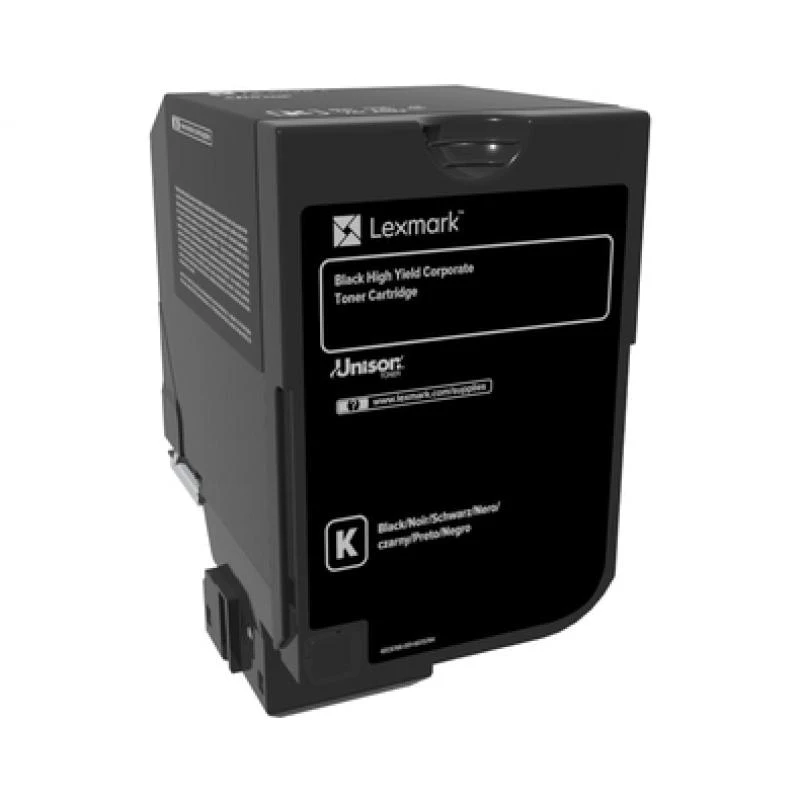 Lexmark 74C2HKE musta suurikapasiteettinen värikasetti