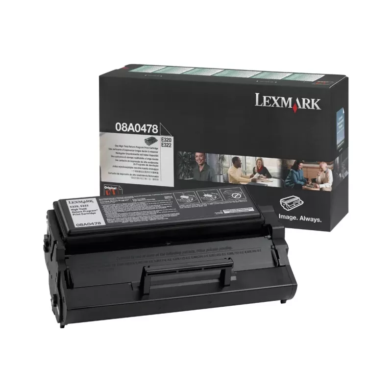 Lexmark High Yield - musta - alkuperäinen
