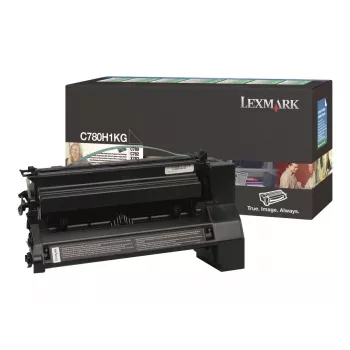 Lexmark High Yield musta alkuperäinen värikasetti (C780H1KG)