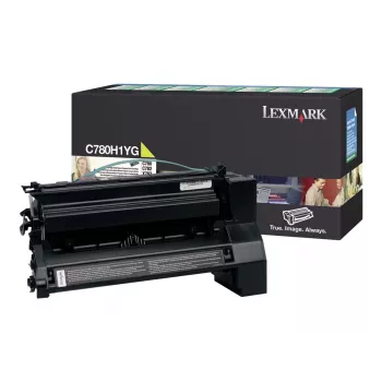 Lexmark suurikapasiteettinen - keltainen - alkuperäinen