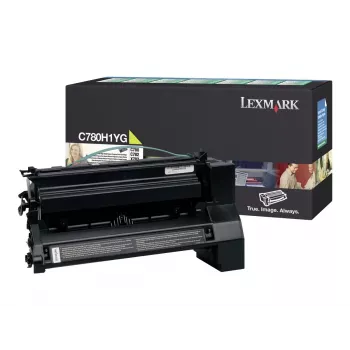 Lexmark suurikapasiteettinen - keltainen - alkuperäinen