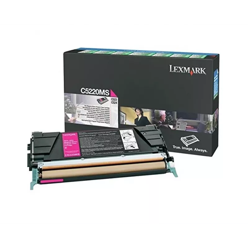 Lexmark Magenta alkuperäinen värikasetti LCCP, LRP