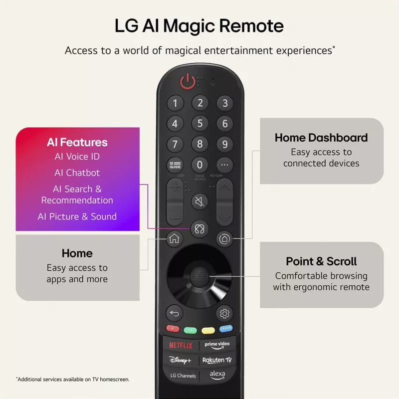 LG Electronics OLED42C6ELB 42 tuuman 4K OLED-televisio, musta, 120 Hz, triple-viritin, webOS Smart TV