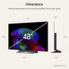 LG Electronics OLED48C6ELB.AEUD 48 tuuman 4K OLED-televisio, musta, UltraHD/4K, Triple-Tuner, 120Hz-paneeli